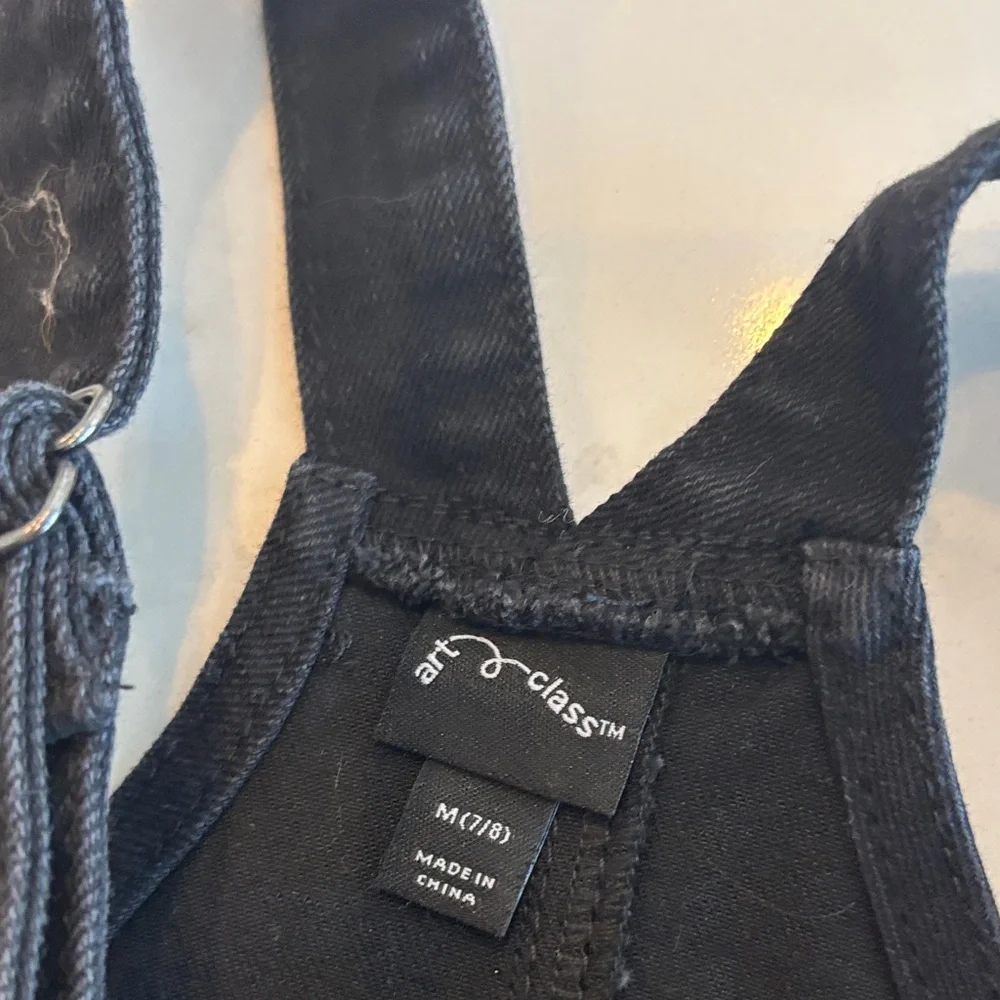 art class Black Kids Overall Dress